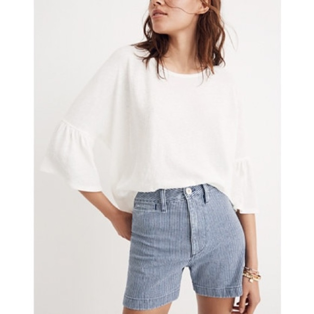 NWT Madewell Flare Sleeve Tee